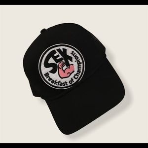 Sex Breakfast Of Champions Trucker Hat
